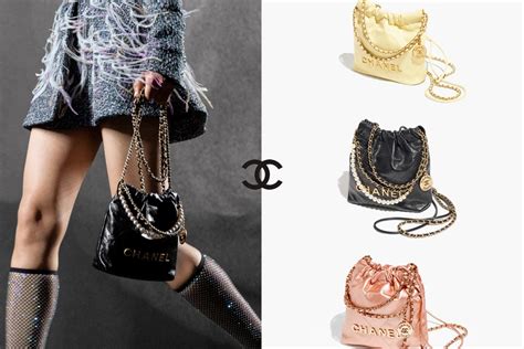 chanel mini 22 beige